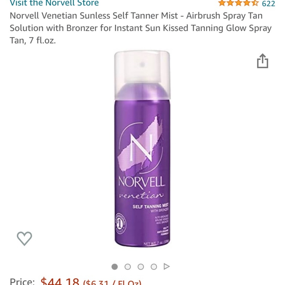 NEW - Norvell Venetian Sunless Self Tanner Mist - Airbrush Spray Tan Solution